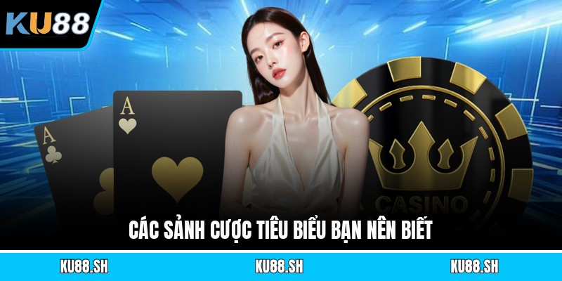 Các sảnh cược tiêu biểu bạn nên biết